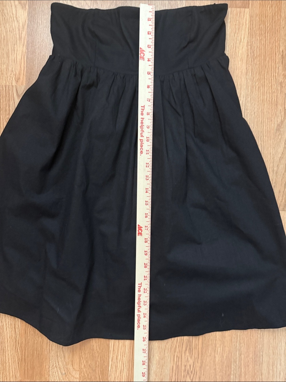 ❇️NWT❇️ Princess Polly Strapless Black 95% Cotton Blend Dress. - Picture 12 of 12